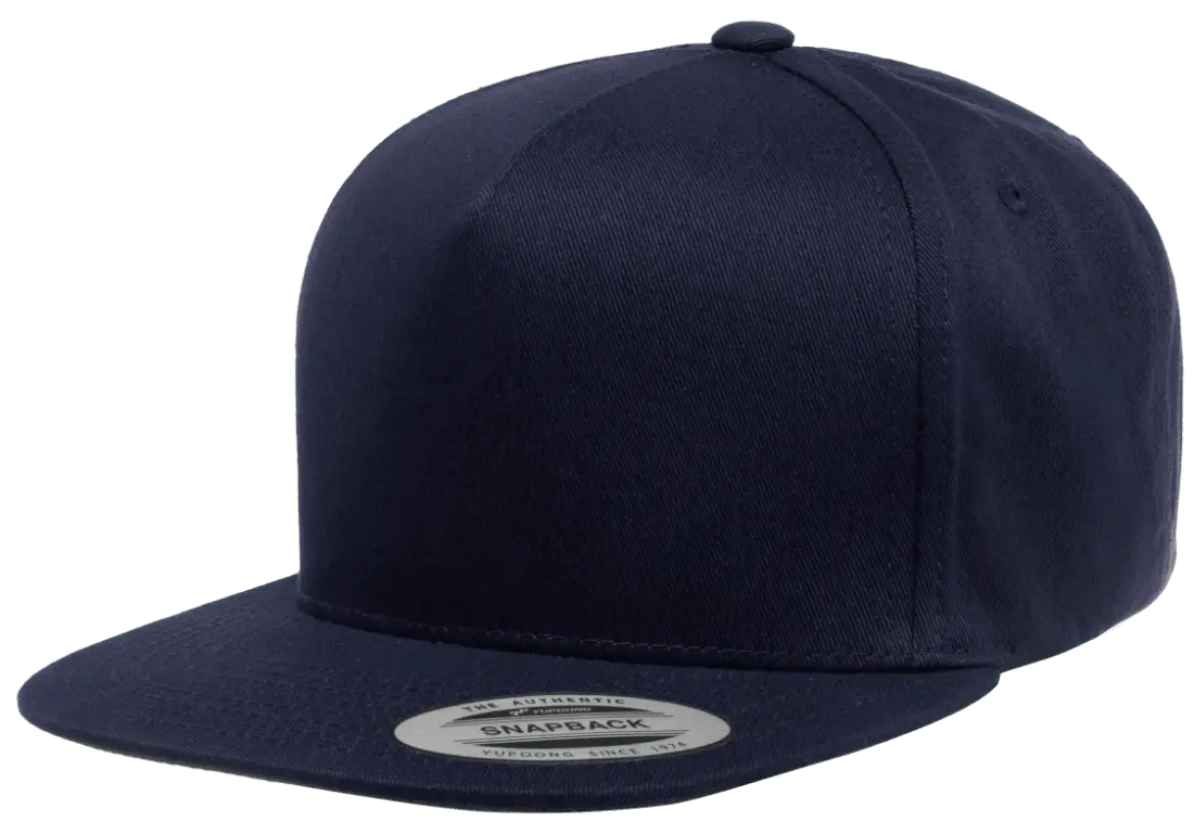 YP Classics 5-Panel Cotton Twill Snapback Cap