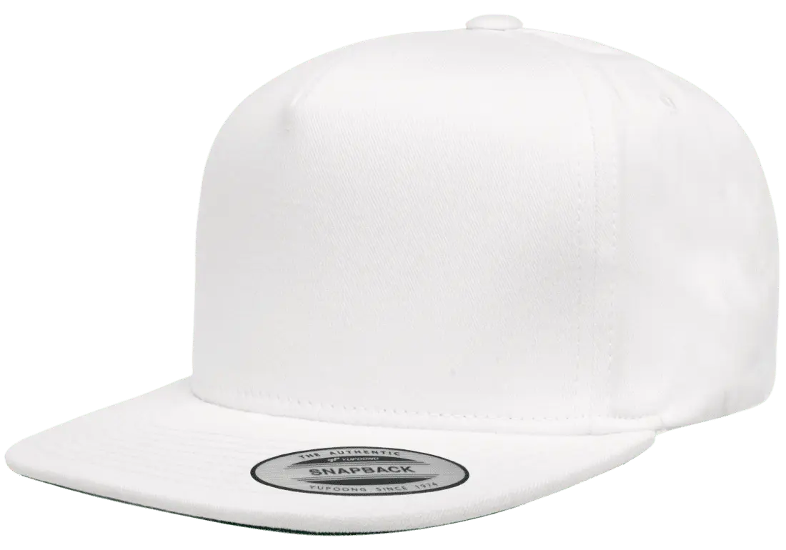 YP Classics 5-Panel Cotton Twill Snapback Cap