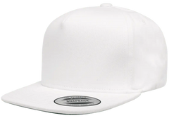 YP Classics 5-Panel Cotton Twill Snapback Cap