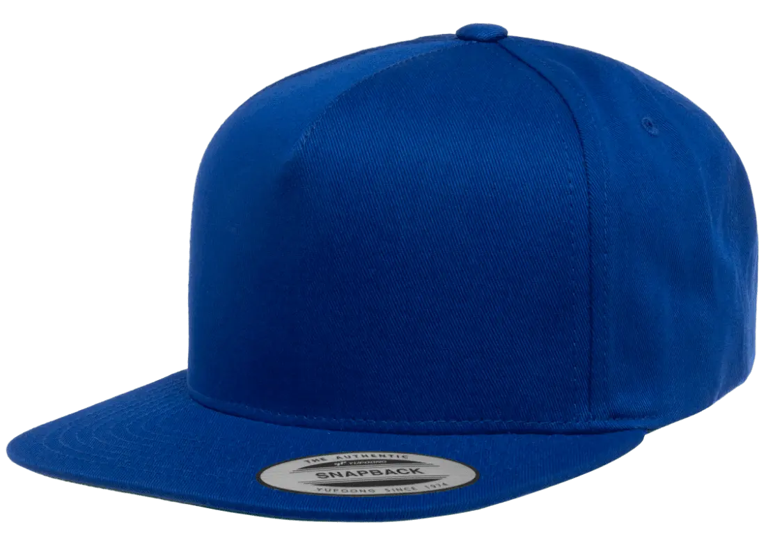 YP Classics 5-Panel Cotton Twill Snapback Cap