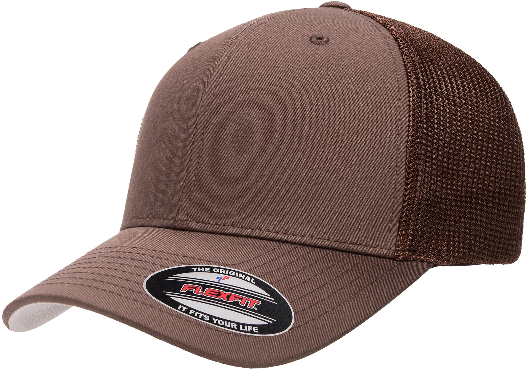 Flexfit Trucker Mesh Cap, Structured, Stretch-Fit