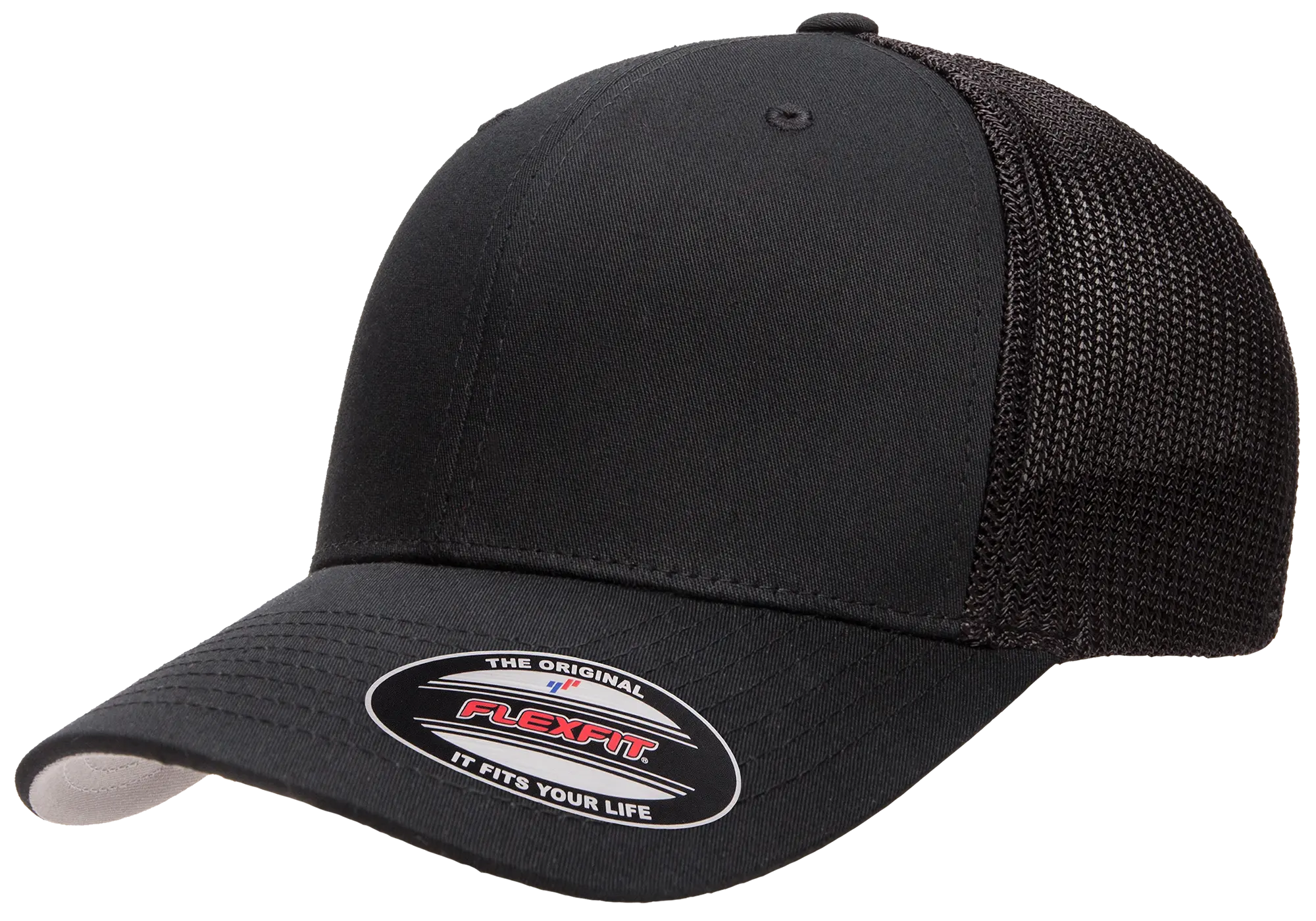 Flexfit Trucker Mesh Cap, Structured, Stretch-Fit