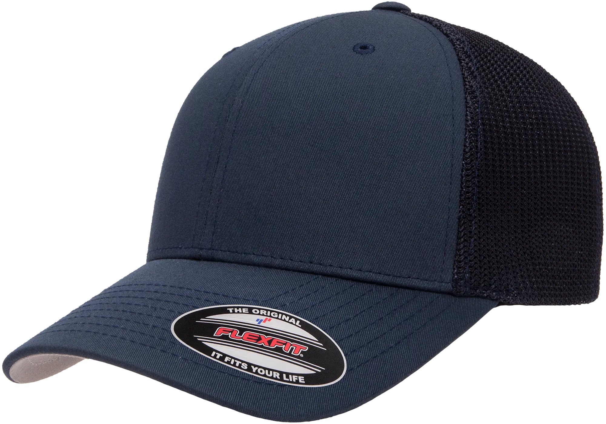 Flexfit Trucker Mesh Cap, Structured, Stretch-Fit