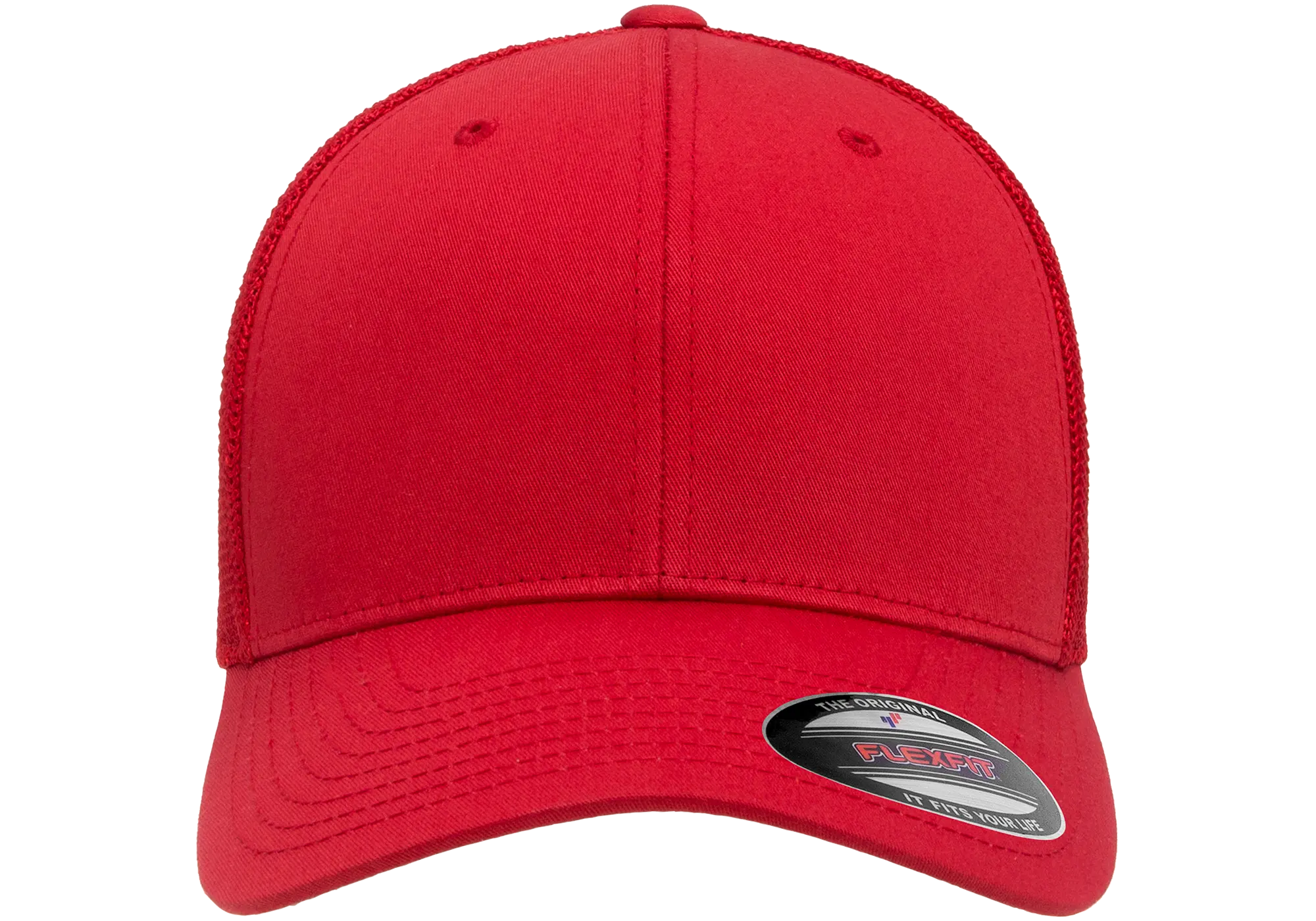 Flexfit Trucker Mesh Cap, Structured, Stretch-Fit