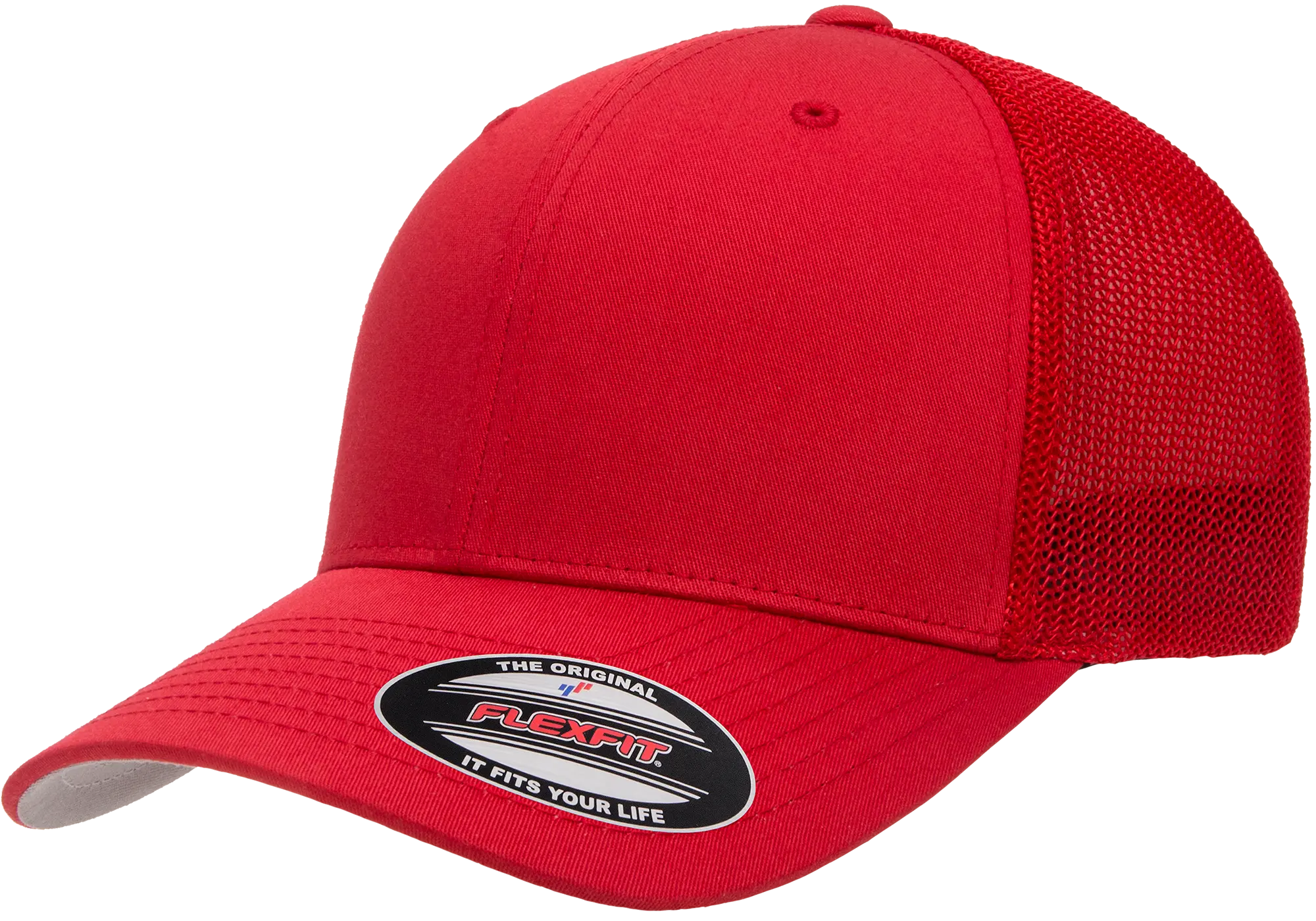 Flexfit Trucker Mesh Cap, Structured, Stretch-Fit