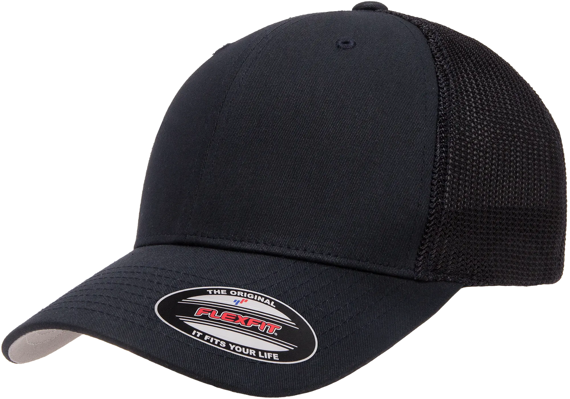 Flexfit Trucker Mesh Cap, Structured, Stretch-Fit