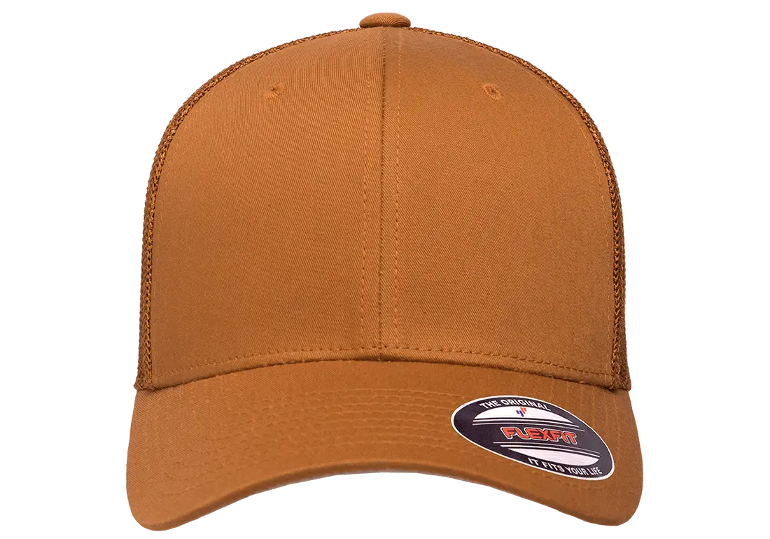 Flexfit Trucker Mesh Cap, Structured, Stretch-Fit