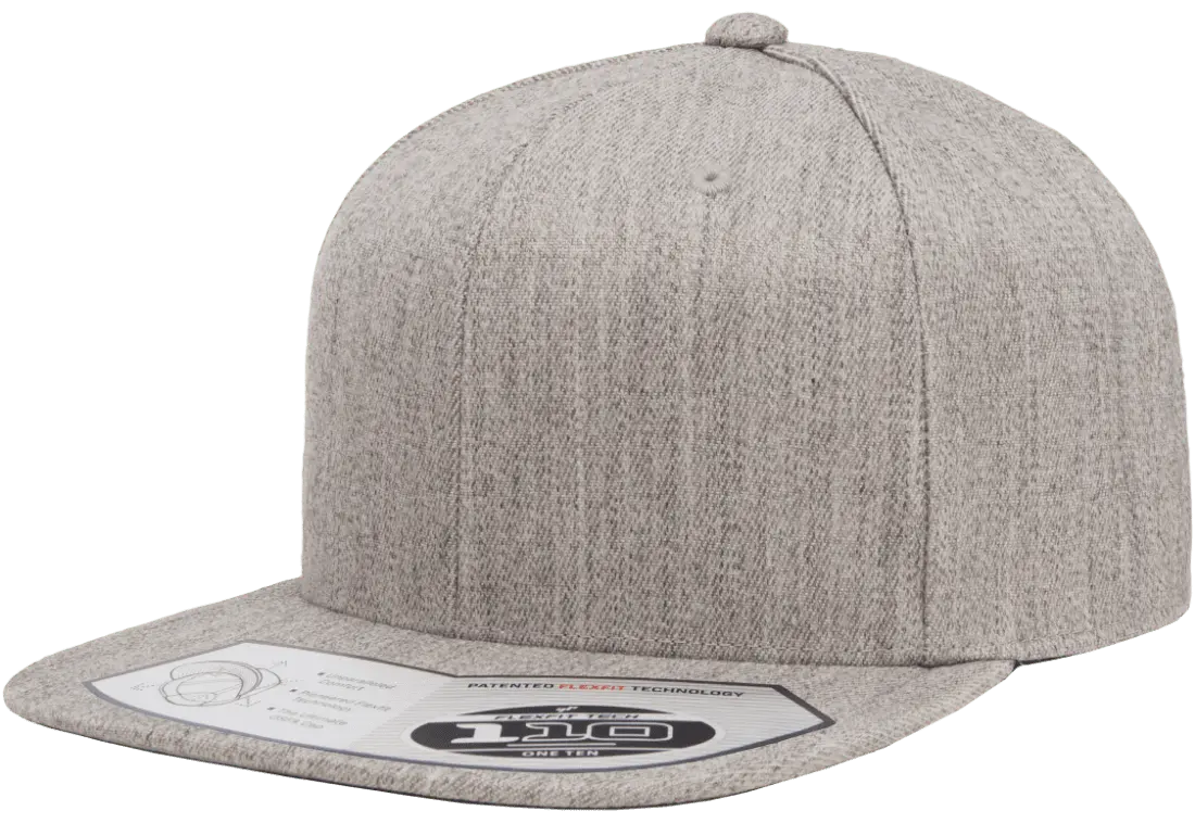 Flexfit 110 Premium Snapback Cap | 110F-BK-ONE