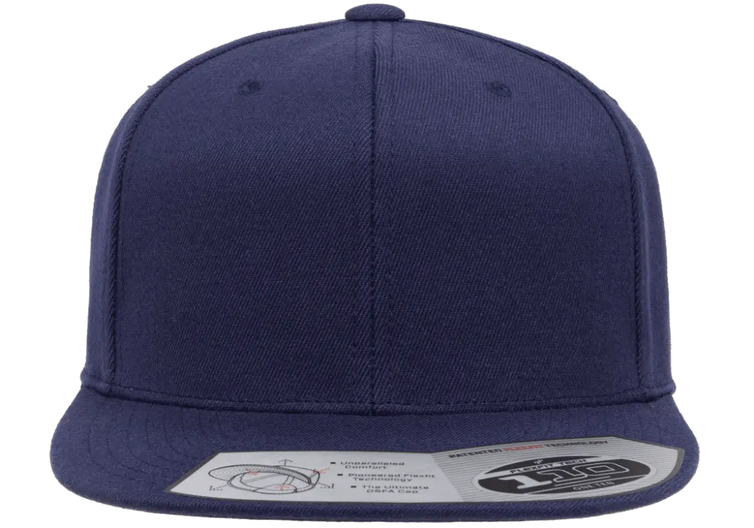 Flexfit 110 Premium Snapback Cap | 110F-BK-ONE