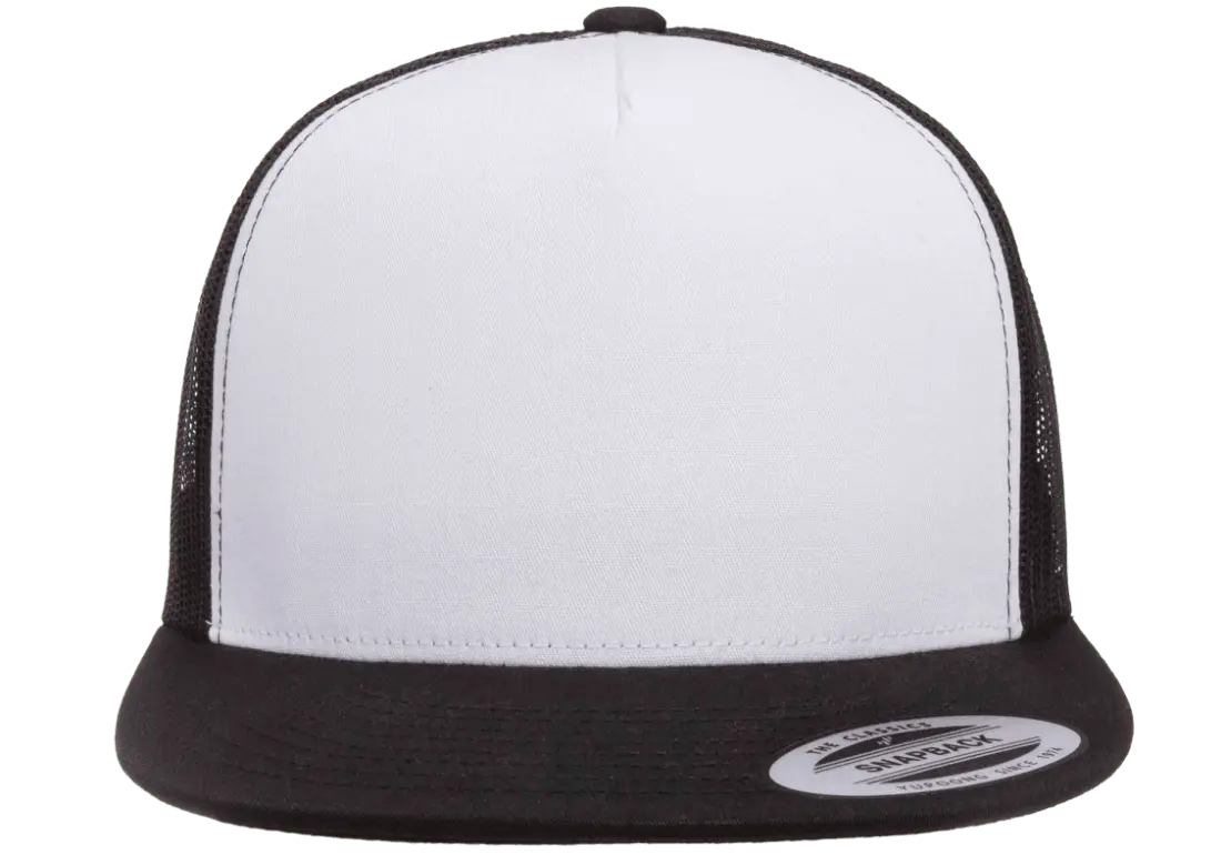 YP Classics Classic Trucker Cap - White Front Panel