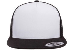 YP Classics Classic Trucker Cap - White Front Panel