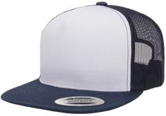 YP Classics Classic Trucker Cap - White Front Panel