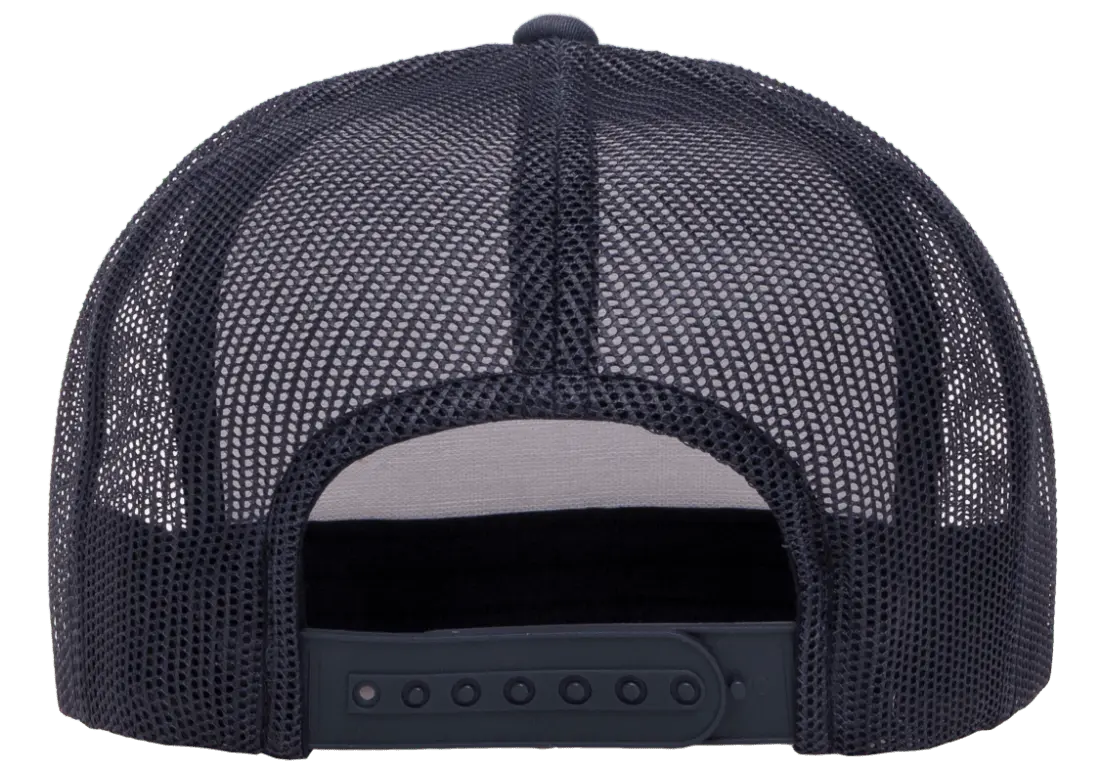 YP Classics Retro Trucker Cap With White Front Panel