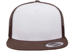 YP Classics Classic Trucker Cap - White Front Panel