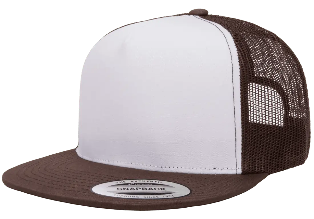 YP Classics Classic Trucker Cap - White Front Panel