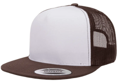 YP Classics Classic Trucker Cap - White Front Panel