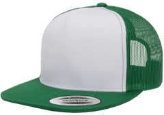 YP Classics Classic Trucker Cap - White Front Panel