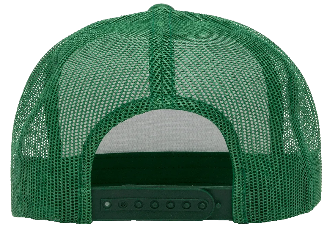 YP Classics Classic Trucker Cap - White Front Panel