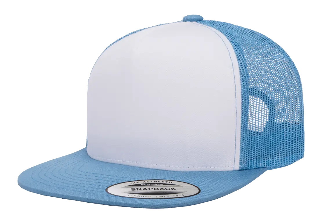 YP Classics Classic Trucker Cap - White Front Panel