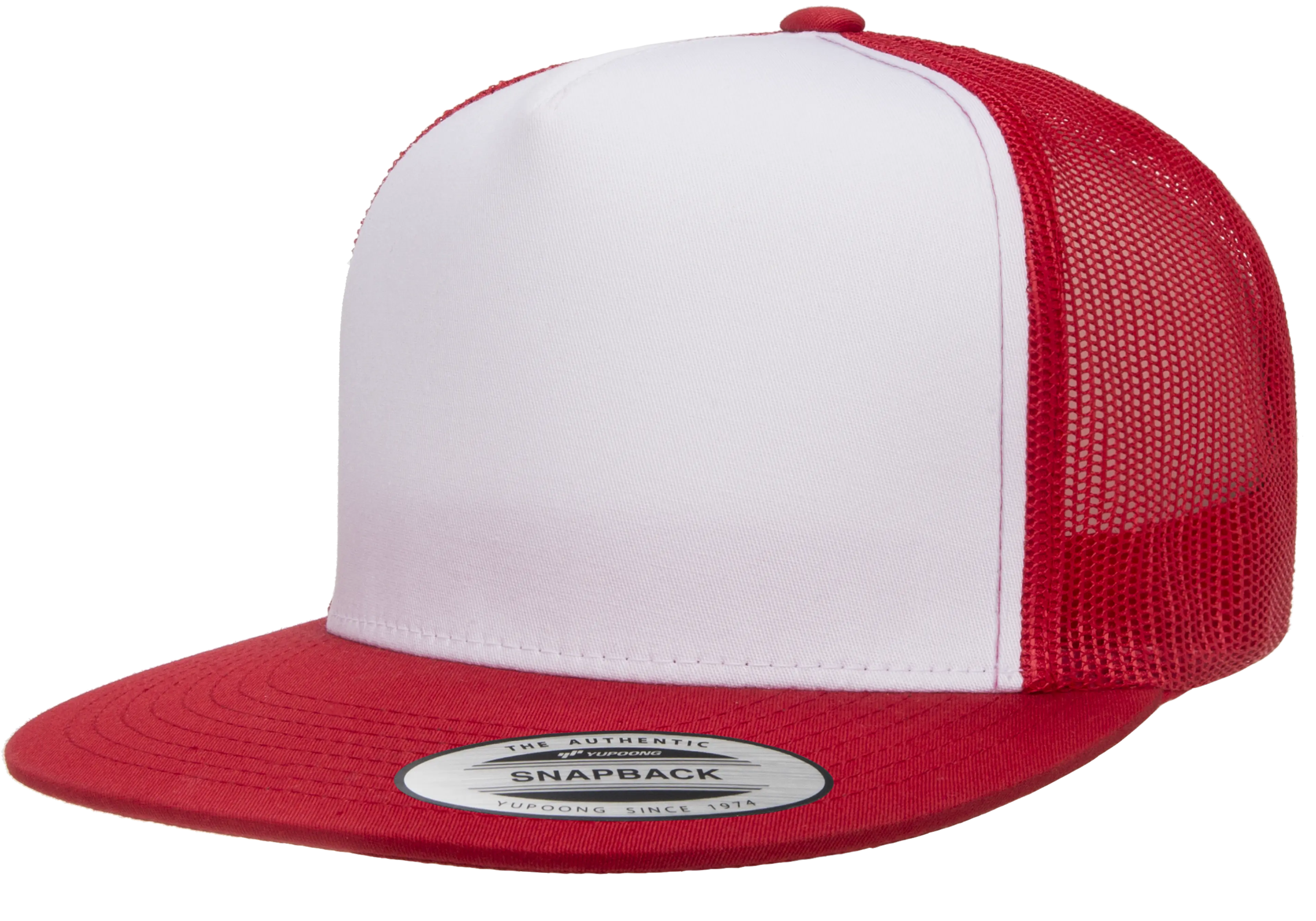 YP Classics Classic Trucker Cap - White Front Panel