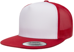 YP Classics Classic Trucker Cap - White Front Panel