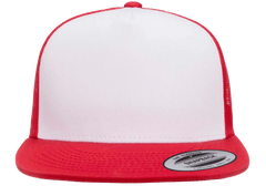 YP Classics Classic Trucker Cap - White Front Panel