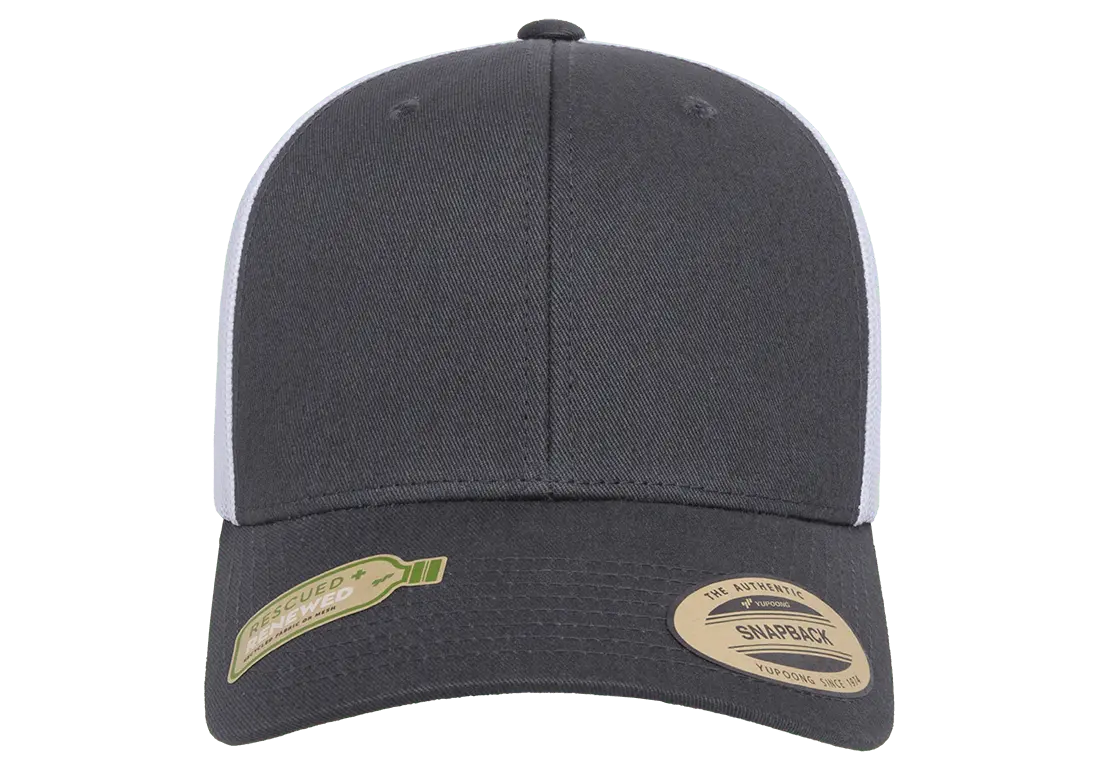 Flex Fit House YP Classics Recycled Mesh Retro Trucker Cap 2-Tone