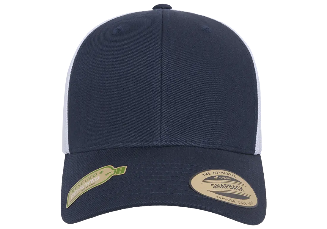 Flex Fit House YP Classics Recycled Mesh Retro Trucker Cap 2-Tone
