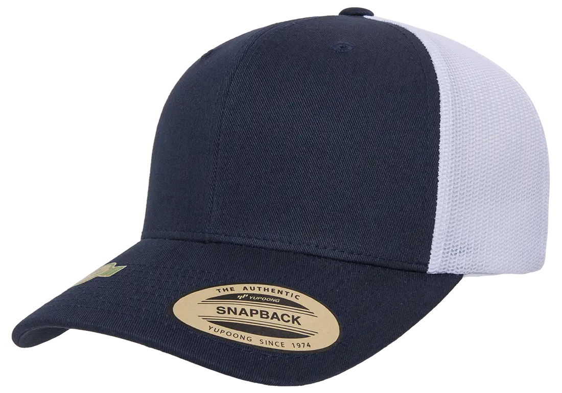 Flex Fit House YP Classics Recycled Mesh Retro Trucker Cap 2-Tone