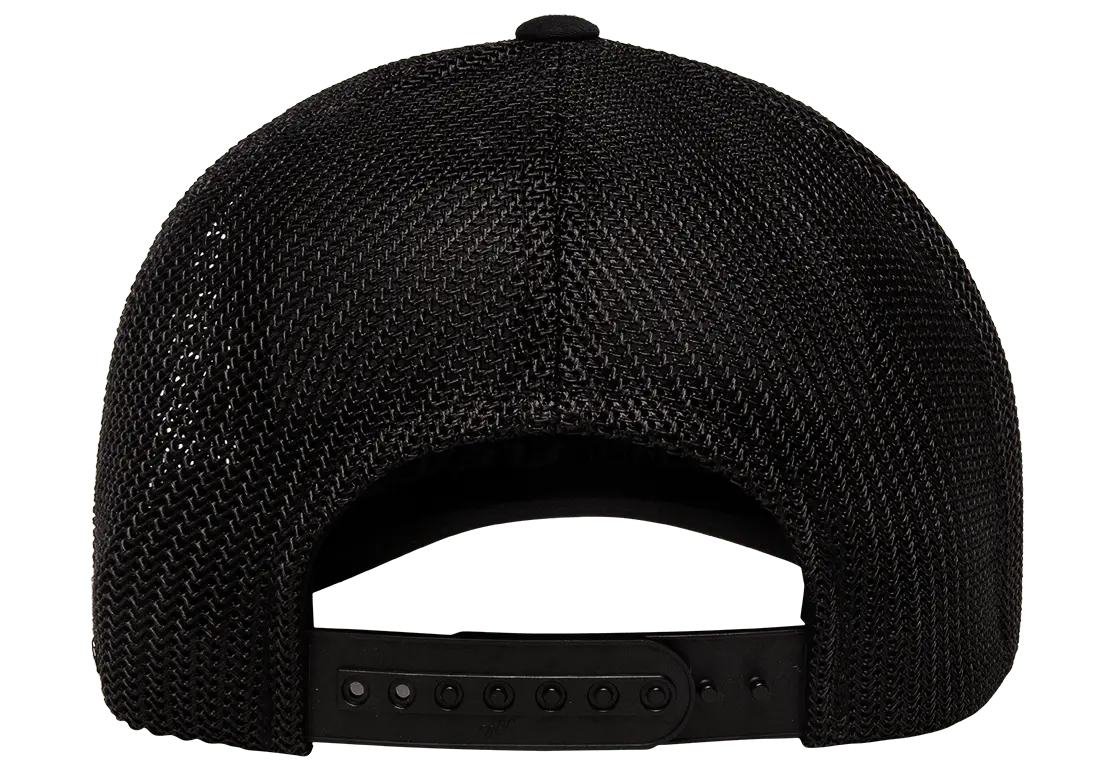 Flexfit 110 Recycled Mesh Cap, Black | 110R-BK-ONE
