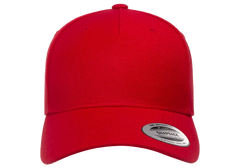 YP Classics 5-Panel Premium Curved Visor Snapback Cap