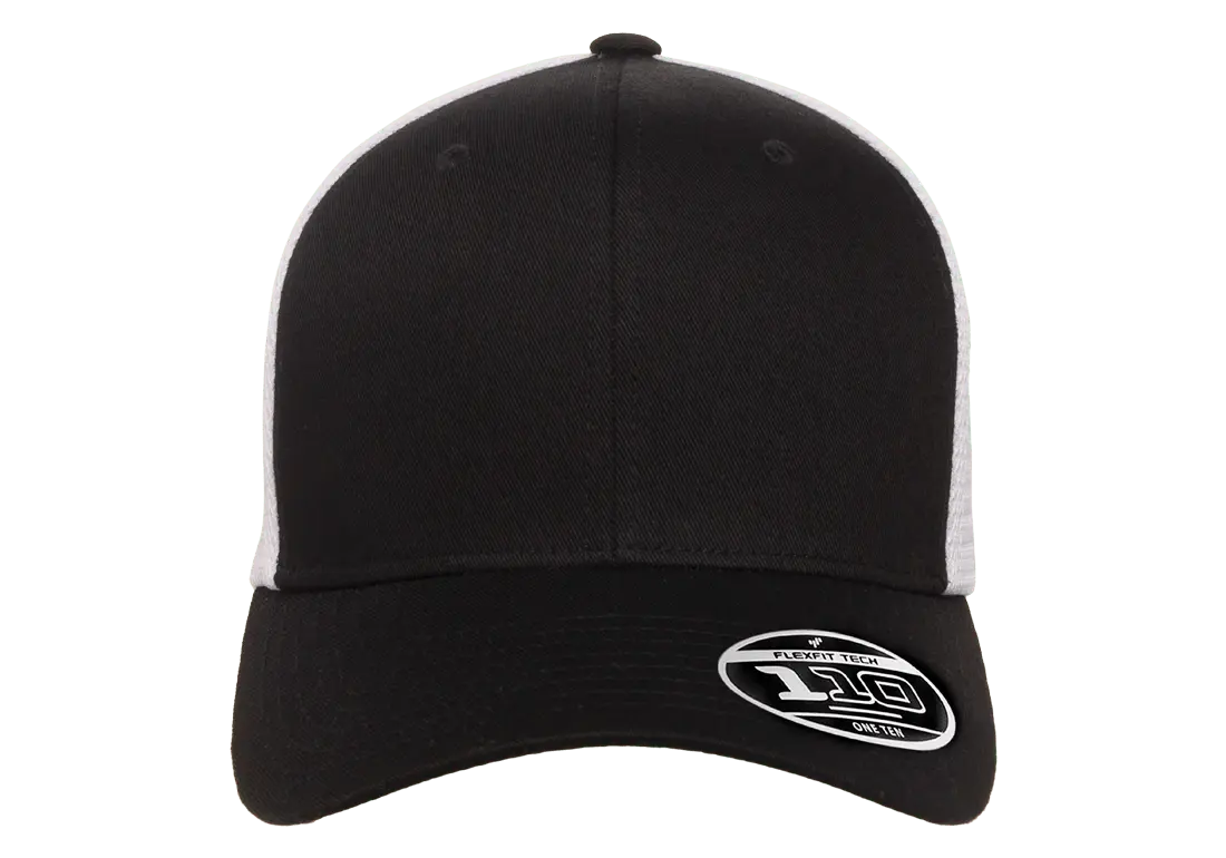 Flexfit 110 Mesh Cap, 2-Tone, Adjustable Snapback, Trucker Hat