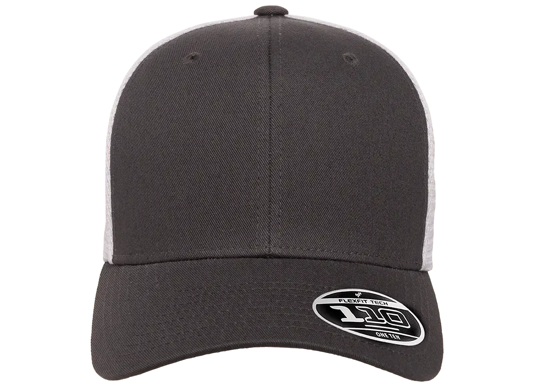 Flexfit 110 Mesh Cap, 2-Tone, Adjustable Snapback, Trucker Hat