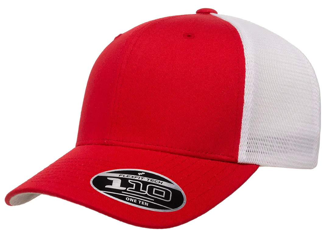 Flexfit 110 Mesh Cap, 2-Tone, Adjustable Snapback, Trucker Hat