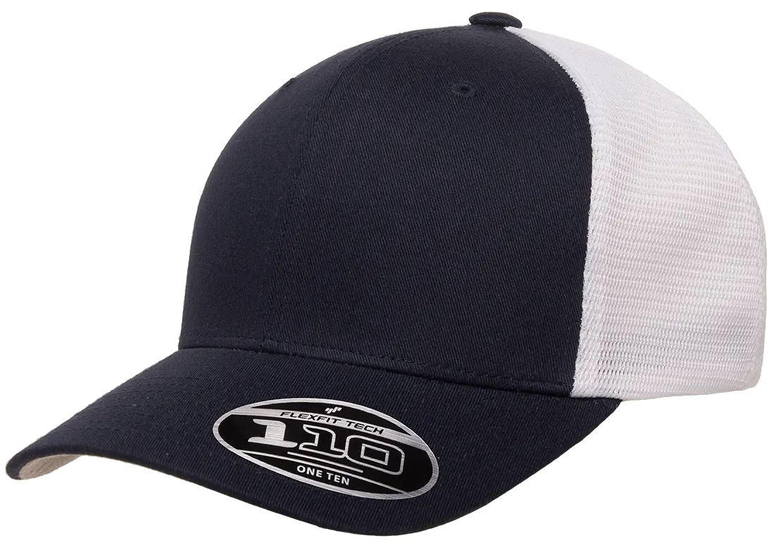 Flexfit 110 Mesh Cap, 2-Tone, Adjustable Snapback, Trucker Hat