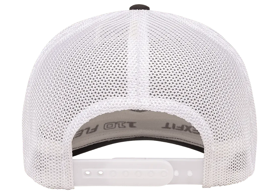 Flexfit 110 Recycled Mesh Cap - 2-Tone | 110RT-BKWH-ONE