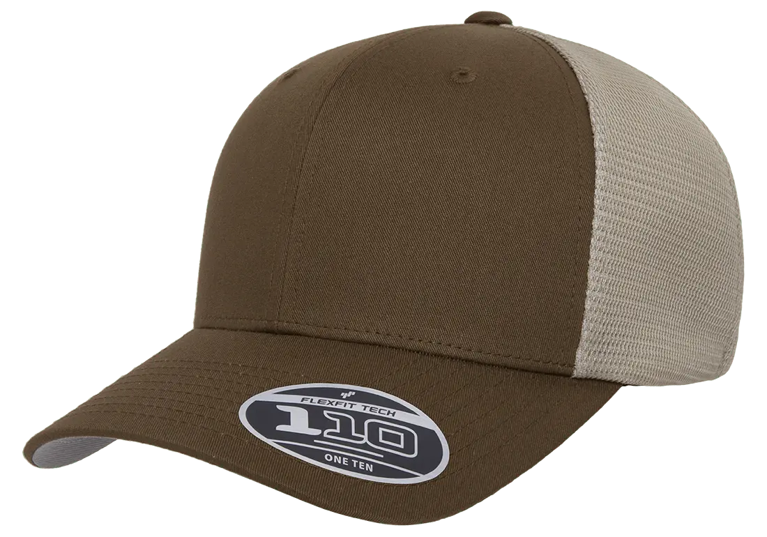 Flexfit 110 Mesh Cap, 2-Tone, Adjustable Snapback, Trucker Hat