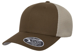 Flexfit 110 Mesh Cap, 2-Tone, Adjustable Snapback, Trucker Hat