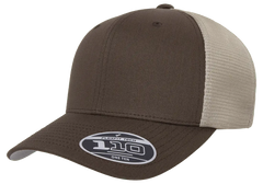 Flexfit 110 Mesh Cap, 2-Tone, Adjustable Snapback, Trucker Hat