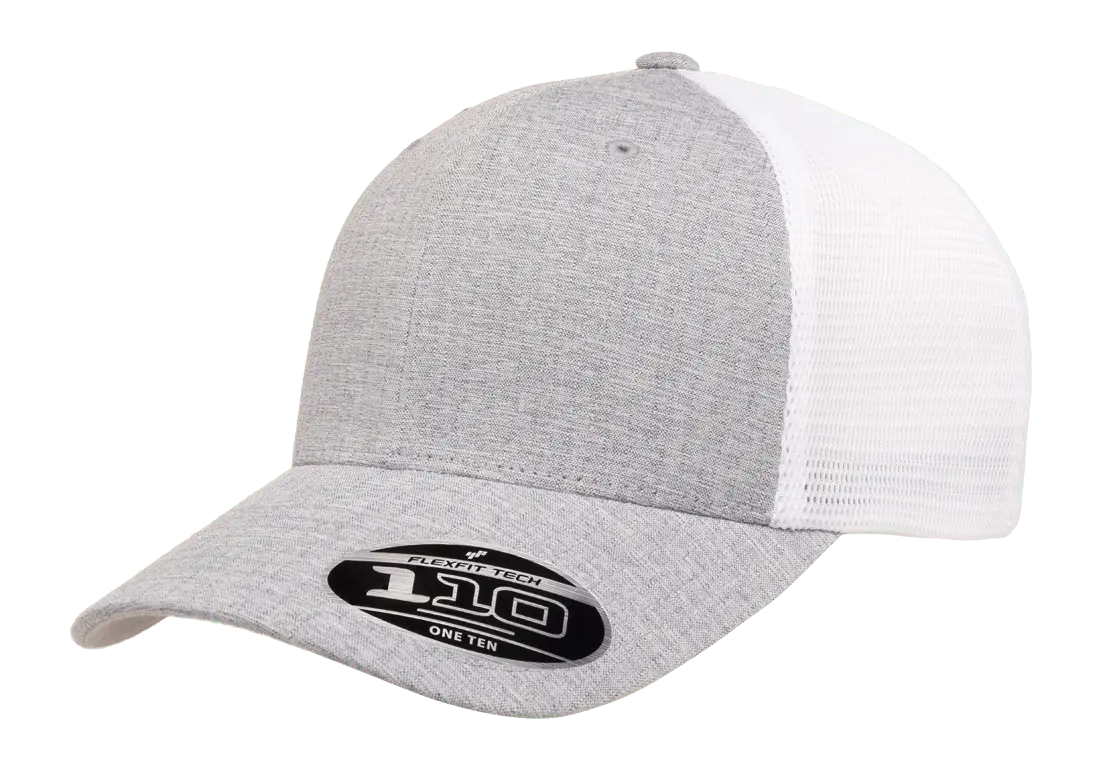 Flexfit 110 Mesh Cap, 2-Tone, Adjustable Snapback, Trucker Hat