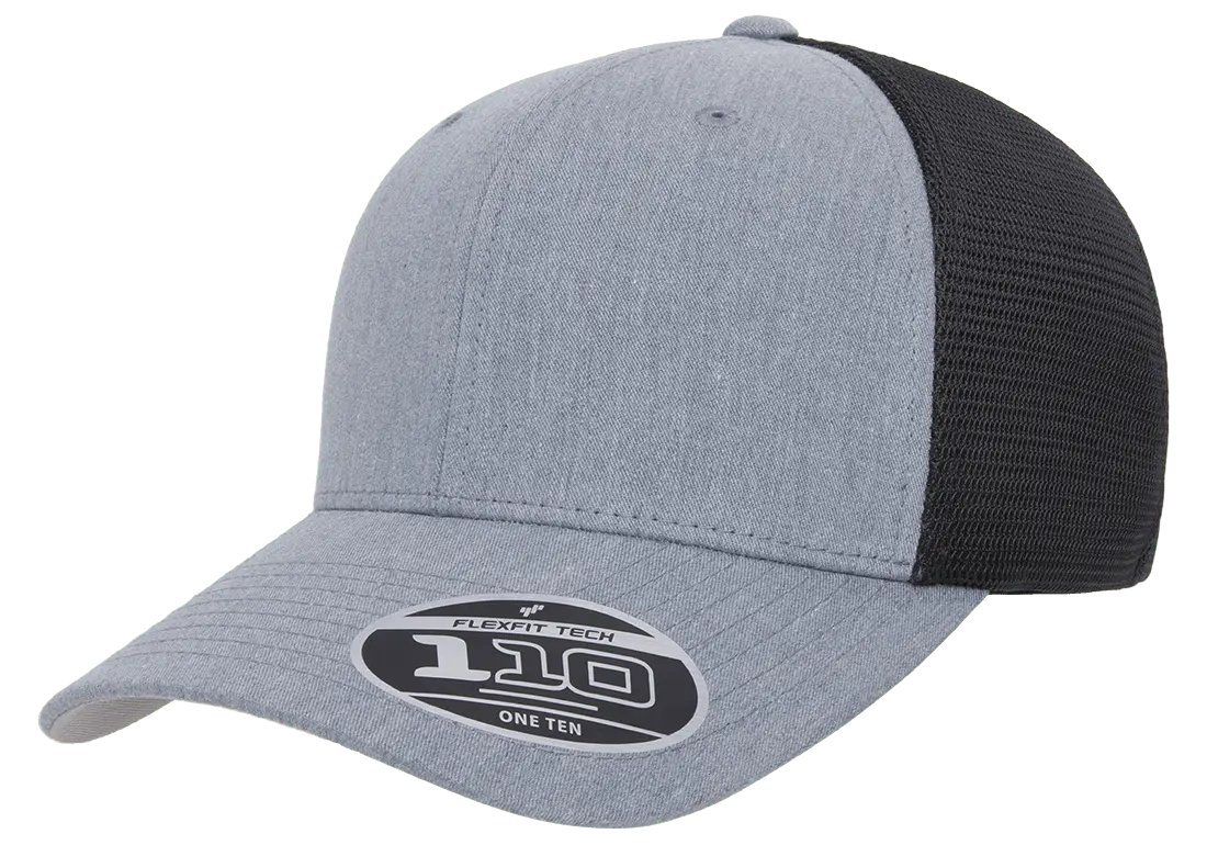 Flexfit 110 Mesh Cap, 2-Tone, Adjustable Snapback, Trucker Hat