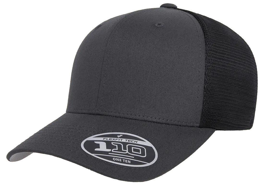 Flexfit 110 Mesh Cap, 2-Tone, Adjustable Snapback, Trucker Hat