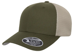 Flexfit 110 Mesh Cap, 2-Tone, Adjustable Snapback, Trucker Hat