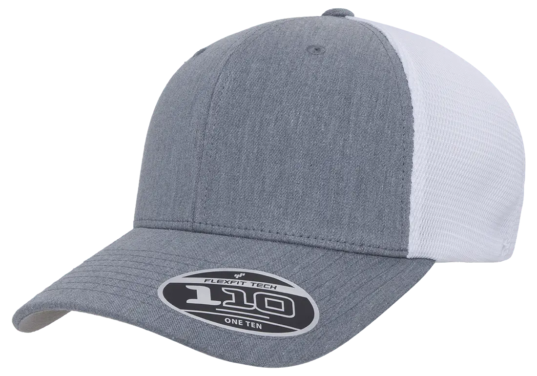 Flexfit 110 Mesh Cap, 2-Tone, Adjustable Snapback, Trucker Hat