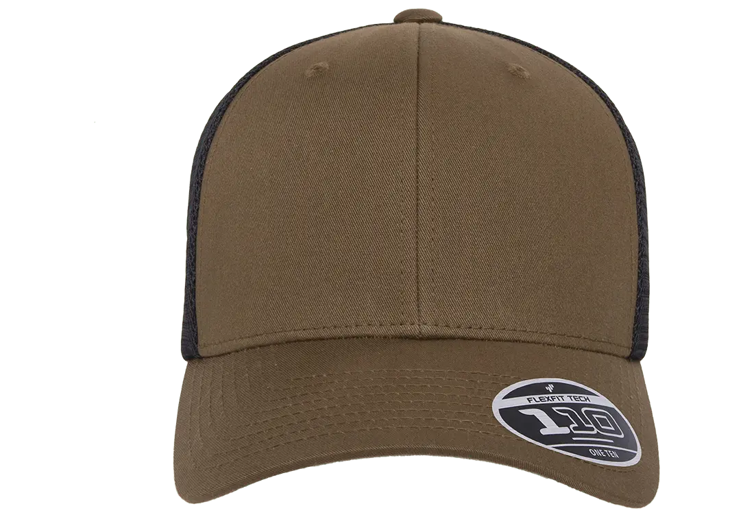 Flexfit 110 Mesh Cap, 2-Tone, Adjustable Snapback, Trucker Hat