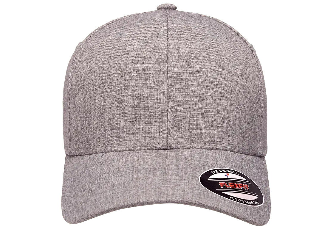 Flexfit HeatherLight Cap, Stretch Fitted, Melange