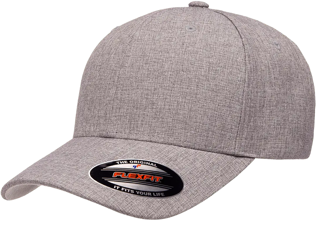 Flexfit HeatherLight Cap, Stretch Fitted, Melange