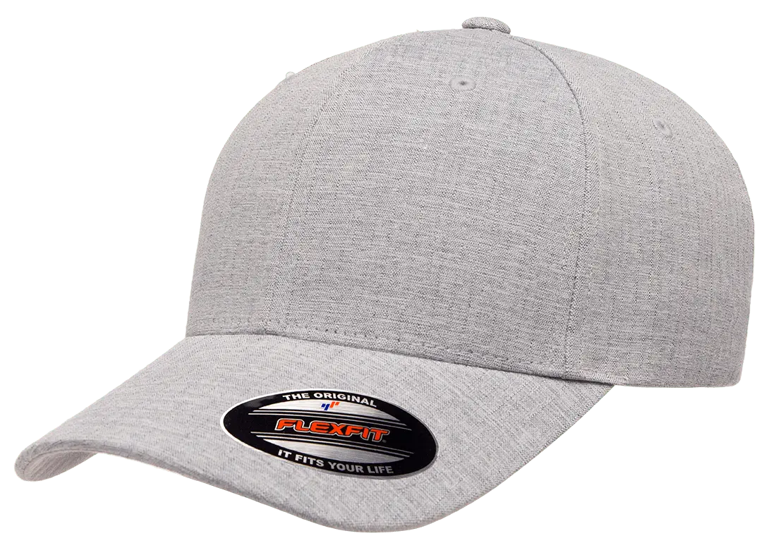 Flexfit HeatherLight Cap, Stretch Fitted, Melange