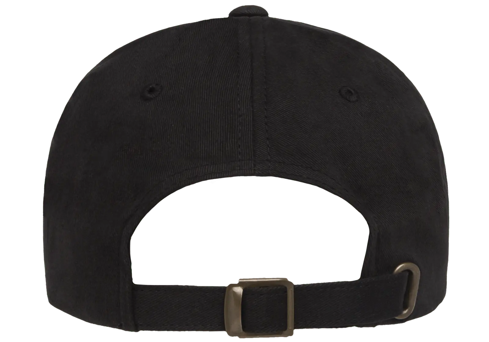 YP Classics Peached Cotton Twill Dad Cap - Black