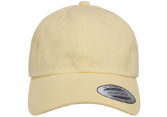 YP Classics Peached Cotton Twill Dad Cap - Black
